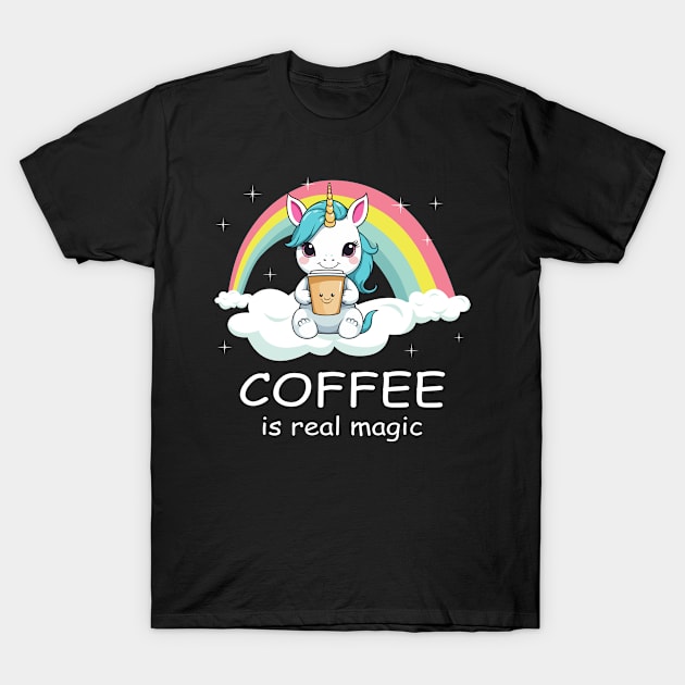 Sweet Coffee Unicorn T-Shirt by BC- One- Shop